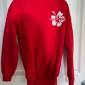 Trader Joe’s Classic Red Heavy Blend Sweatshirt